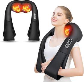 Pj01 Aerlang Shiatsu Back And Neck Massager Deep Tissue Kneading Pillow With Heat