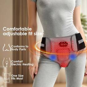 Rp-01 Afdeal 660nm Red Light Therapy Pants Heating Pad With 3 Heat Levels And Vibrating Massage