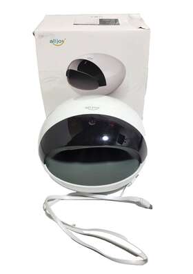 Ajhrm23 All Joy Alljoy Hand Rotary Massager Relaxing White - Used Working