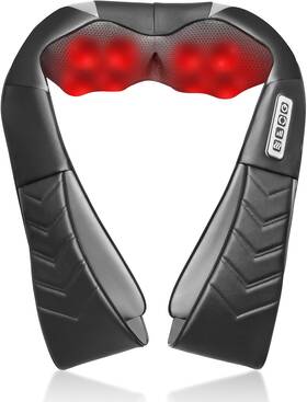 Alliggic 445034282276 Shiatsu Neck And Back Massager Electric Shoulder With Heat Deep Tissu
