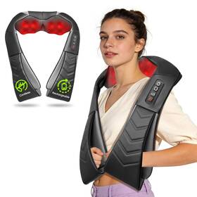 B0fz89q4g9 Alliggic Cordless Shiatsu Neck And Back Massager Electric Shoulder With Heat
