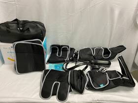 Flm23 Alljoy Black Air Compression Leg Massager With User Manual