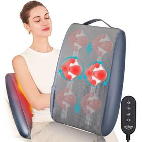 Xm-ajmbmp2401-us-01 Alljoy Full Back Walk Shiatsu Massager For Pain Relief Deep Tissue - Cordless