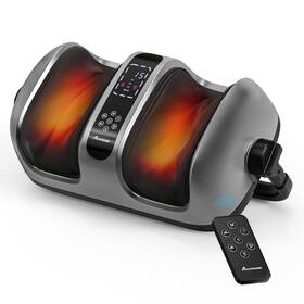 Allyouger 753878462127 2026 Upgraded Foot Massager With Heat - Shiatsu Deep Kneading Gray