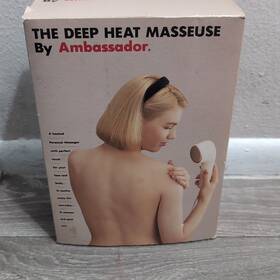 78702 Ambassador The Deep Heat Masseuse By 90s Vintage Vibrates And Heats Brand New