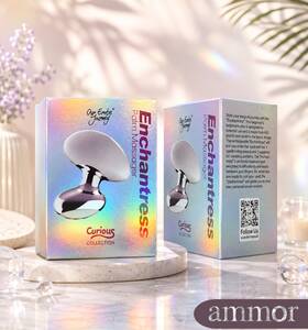 Ammor 784847640192 Enchantress External Palm Massager White