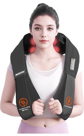 Nm-001 Amzpony Cordless Neck Massager For Pain Relief Deep Tissue Rechargeable Shiats