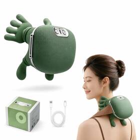 Anlipro Anl-nm01-grn Cordless Neck Massager With Heat 4d Shiatsu Deep Tissue Green