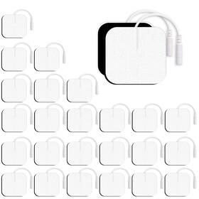 Djtp-sx-zs-02-01 Anrlafie Tens Unit Pads 2x2 Inch 26 Pcs Electrodes Pad Reuse More
