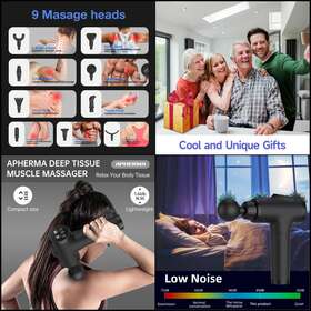 Apherma 797439239742 Massage Device Muscle For Athletes Handheld Electric Deep Tissue Back Massager