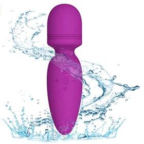 Apowand 738628903419 Mini Wand Massager Quiet Portable Silicone For Neck Shoulder And Back