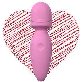 Apowand 742669156734 Mini Wand Massager Small Cordless Hand-held Pink