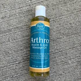 Arthro 813478000614 Baar Muscle And Joint Massage Oil 8 Fl. Oz. Nourishes Muscles Joints