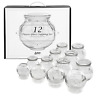 As-gc-12 Acu Supply Glass Cupping Therapy Set With Guidance 684031497369