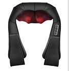 As136 Fitfirst Neck Shoulder Massager Shiatsu Kneading Massage Heat For Home