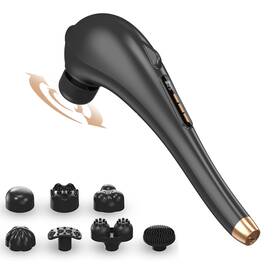 Asopal 414858398752 Back Massager For Pain Portable Cordless With Type-c Charging Dee