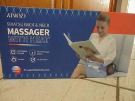 Hp154a Atmoko Electric Shiatsu/kneading Back And Neck Massager Pillow With Heat