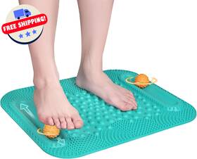 Asl-z2503 Atsuwell Acupressure Foot Massage Mat 5-zone Reflexology With Dual