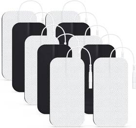 Auvon 195028000733 Tens Unit Pads 2 Inch X4 10 Pcs 3rd Gen Latex-free Rectangular A-white