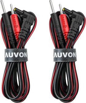 Auvon 445056941991 2 X Tens Unit Electrode Lead Wires Premium With Soft Tpe Mater