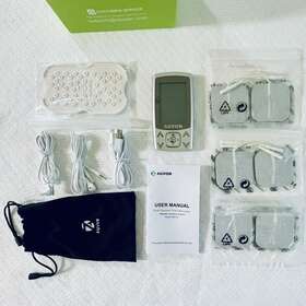 As8012c Auvon Dual Channel Tens Unit Muscle Stimulator Machine With 20 Modes