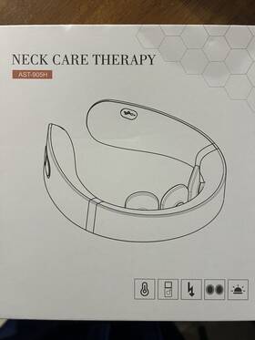 Ast-905h Auxoliev Neck Massager With Heat Portable Electric For Pain Relief