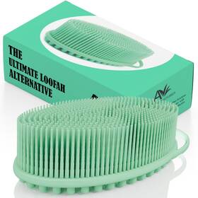 Sb-01 Avilana Silicone Body Scrubber Gentle Shower Brush And Loofah Alternative