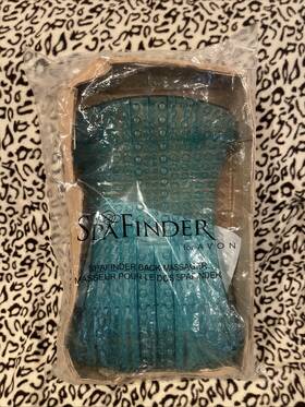Avon 094000318302 Rare Vtg Spafinder Back Massager Teal Blue Discontinued Product Nib Sealed