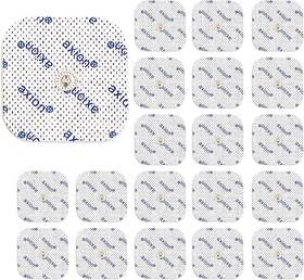 Axion Usa Llc 445027570564 20 Tens Unit Electrode Pads 2x2ftft - Replacement With 3 75mm Snap Butt