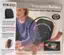 B-100 Homedics Therapist Select Percussion Action Back Massager Pa New