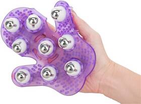 B.m.s. Enterprises 677613319159 Rolling Relaxation Massager Glove -hand Held Roller Balls Relax Body Muscle