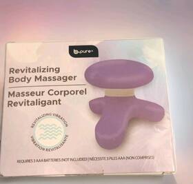 B. Pure 049696186360 Mini Travel Body Massager In Purple Lightweight Portable Convenient Relaxation