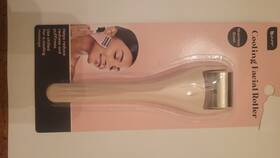 B.pure 049696895866 B-pure Cooling Stainless Steel Facial Roller Pink For Face And Neck Massage