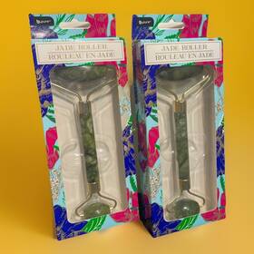 B Pure 231121 Jade Roller Skin Care Face Eyes Neck Relieve Wrinkles New Lot Of 2