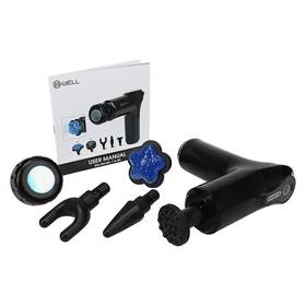 Bw-hwk-ma-116-gk B.well Massage Gun Handheld Rechargeable Black 4 Attachments Percussion