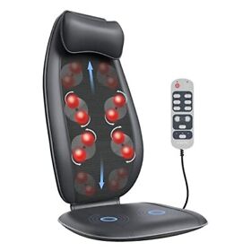 Back Massager Renpho S-shaped Shiatsu Neck Massage Seat Cushion With Heat Vibra