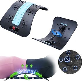 Back Stretcher Popper Spine Upper Lower Pain Relief Cracker Device Lumbar