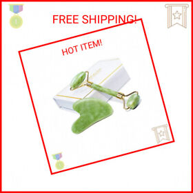 Jk-0052 Baimei Jade Roller And Gua Sha Set Facial Beauty Tools Face Skin Massager