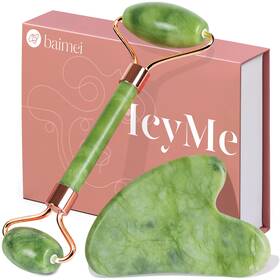 Jk-0038 Baimei Icyme Gua Sha And Jade Roller Facial Tools Face Set