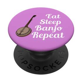 Rq08rtee0ekus Banjo T-shirts And Apparel Player Gift - Eat Sleep Repeat Purple