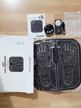 X0042p2iwx Beahe Bfahe Ems Foot Massager Mat With Remote. New In A Box