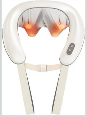 Amq-h10e5 Bear Cordless Shiatsu Deep Tissue Neck Massager For Pain Relief And Relaxation