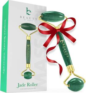 Beauty By Earth 850003968216 Jade Roller For Face - Massager Skin Care Tools With Small Eye Fo