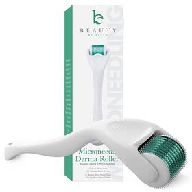 Mic-rod-dll3 Beauty By Earth Derma Roller Microneedling - Titanium 0.25mm Micro Needler For Face Ge