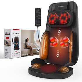 Sjd-01 Belhope Shiatsu Neck And Back Massager With Heat 4d Kneading For Pain