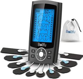 Belifu 445029341377 Electro Shock Therapy Machine Electric Muscle Massager Portable Back Pain Relief