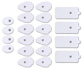 Belifu 754970045195 Tens Unit Electrode Pads Reusable Self-adhesive Replacement Massage Pa