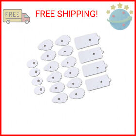 Belifu Tens Unit Electrode Pads Reusable Self-adhesive Replacement Massage