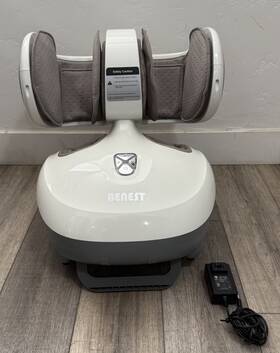Bf-600 Benest Detachable Knee And Legs Foot Massager With Ac Power Adapter Pre-owned