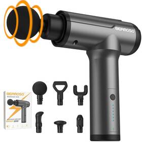 Mesg-bms-hs-us-001 Bermoso Deep Tissue Percussion Massage Gun For Athletes And Active Lifestyles - Portabl